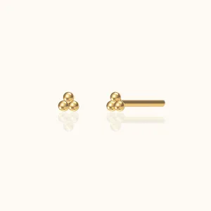 Tri Dots Bead Studs