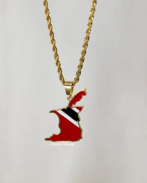 Trinidad and Tobago in Colour Necklace