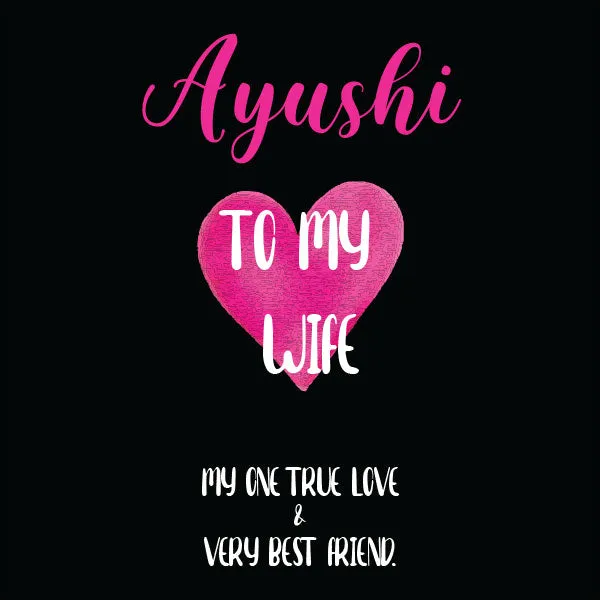 True Love © Personalized Jewellery Box for Wife