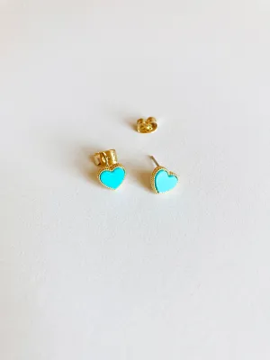 Turquoise Sweetheart Earrings