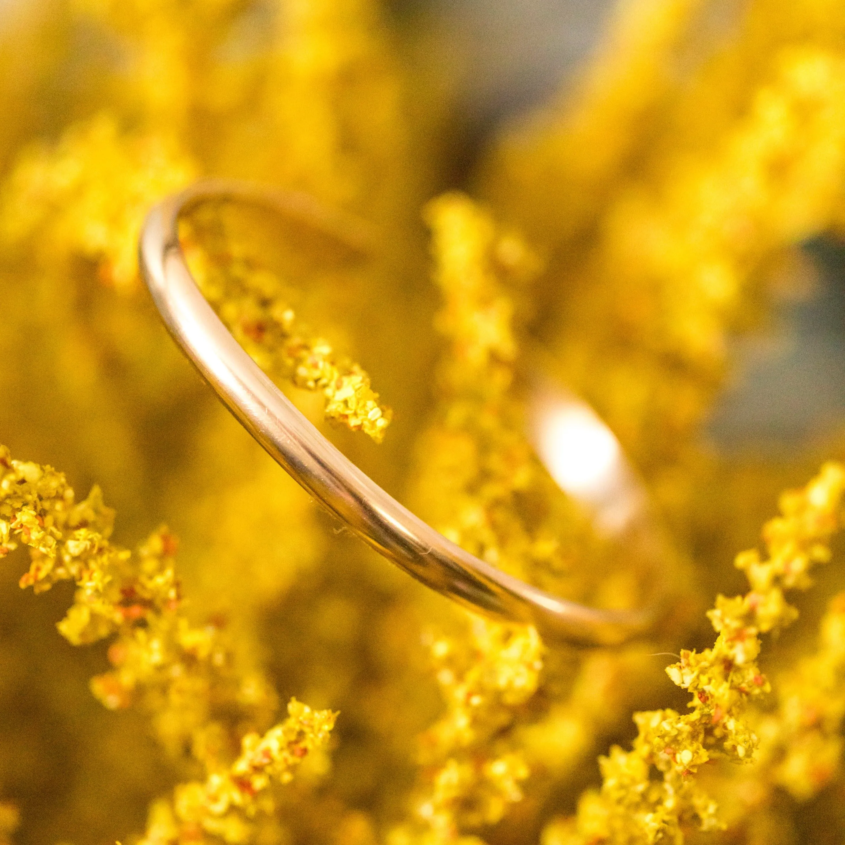 Wanderlust Gold Bangle Cuff Bracelet