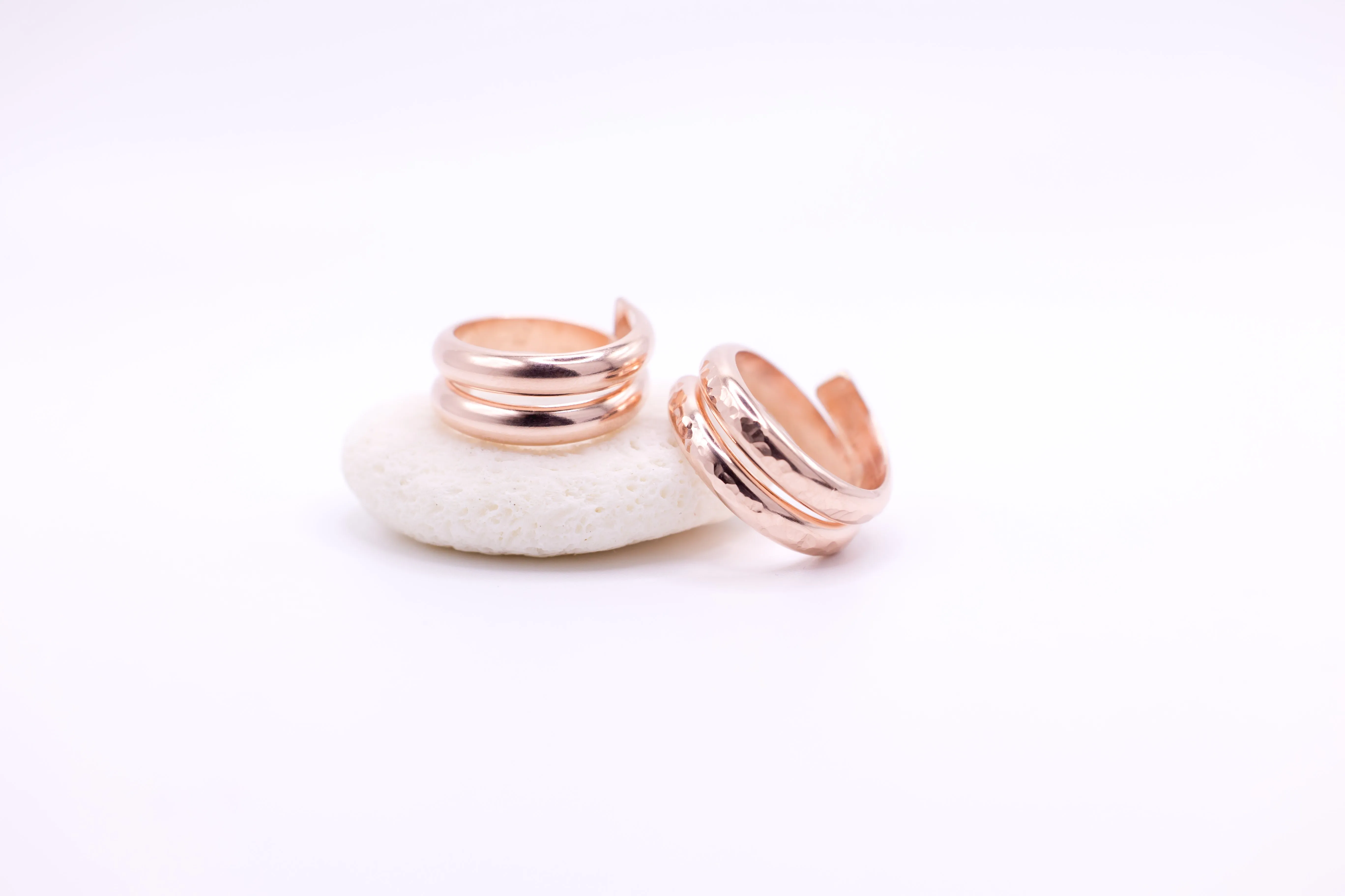 Wanderlust Hammered Rose Gold Ring