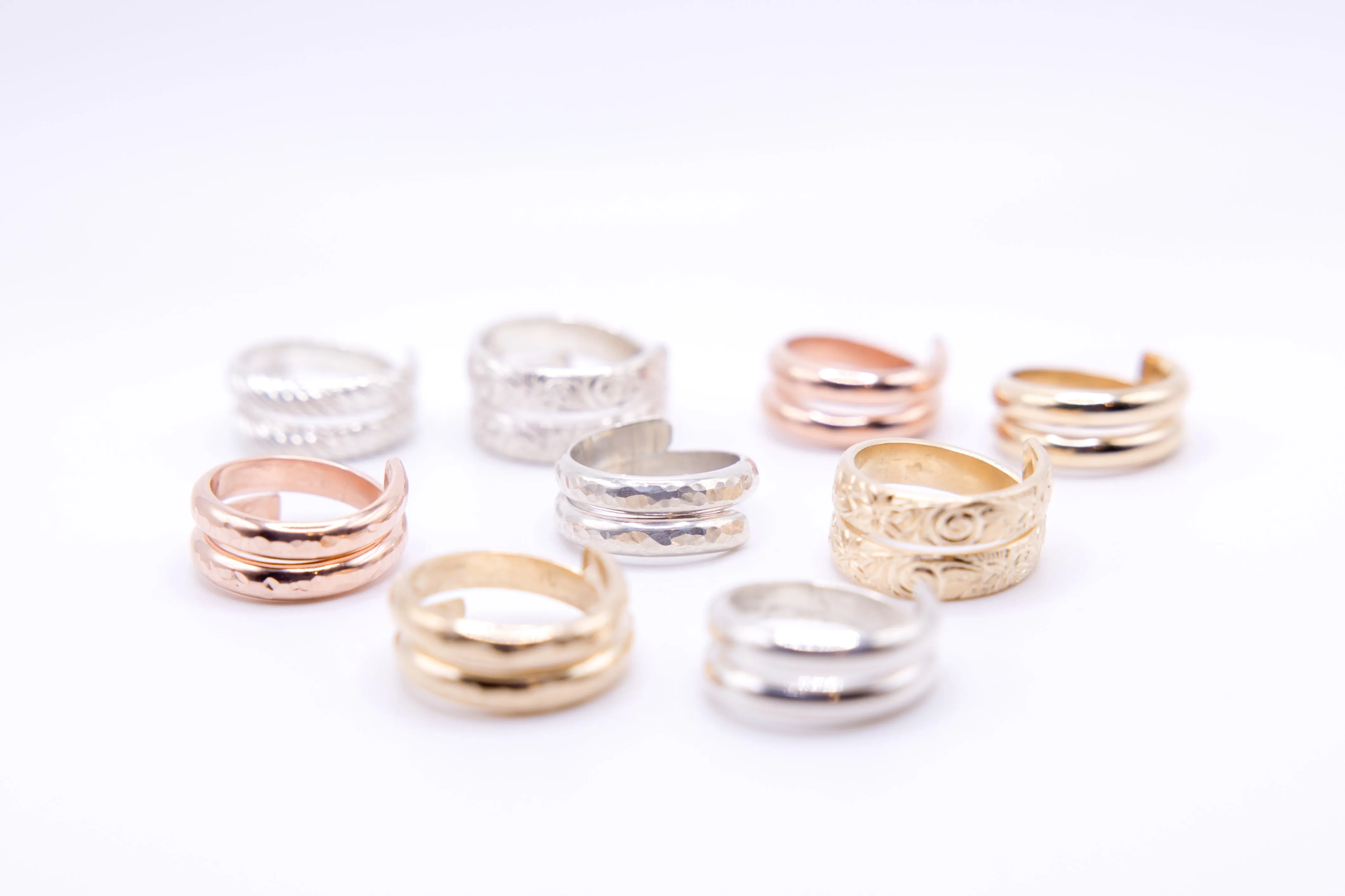 Wanderlust Hammered Rose Gold Ring