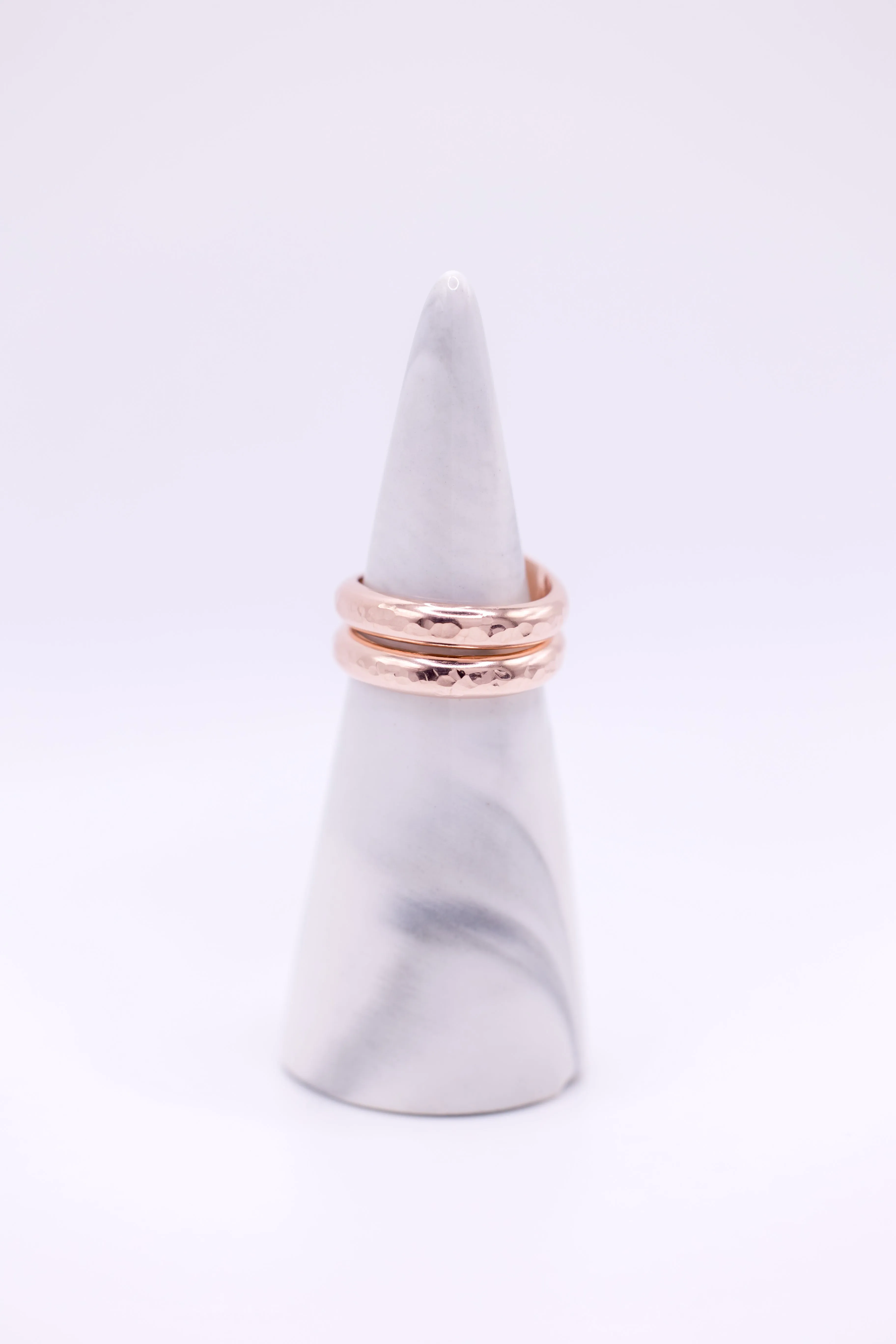 Wanderlust Hammered Rose Gold Ring