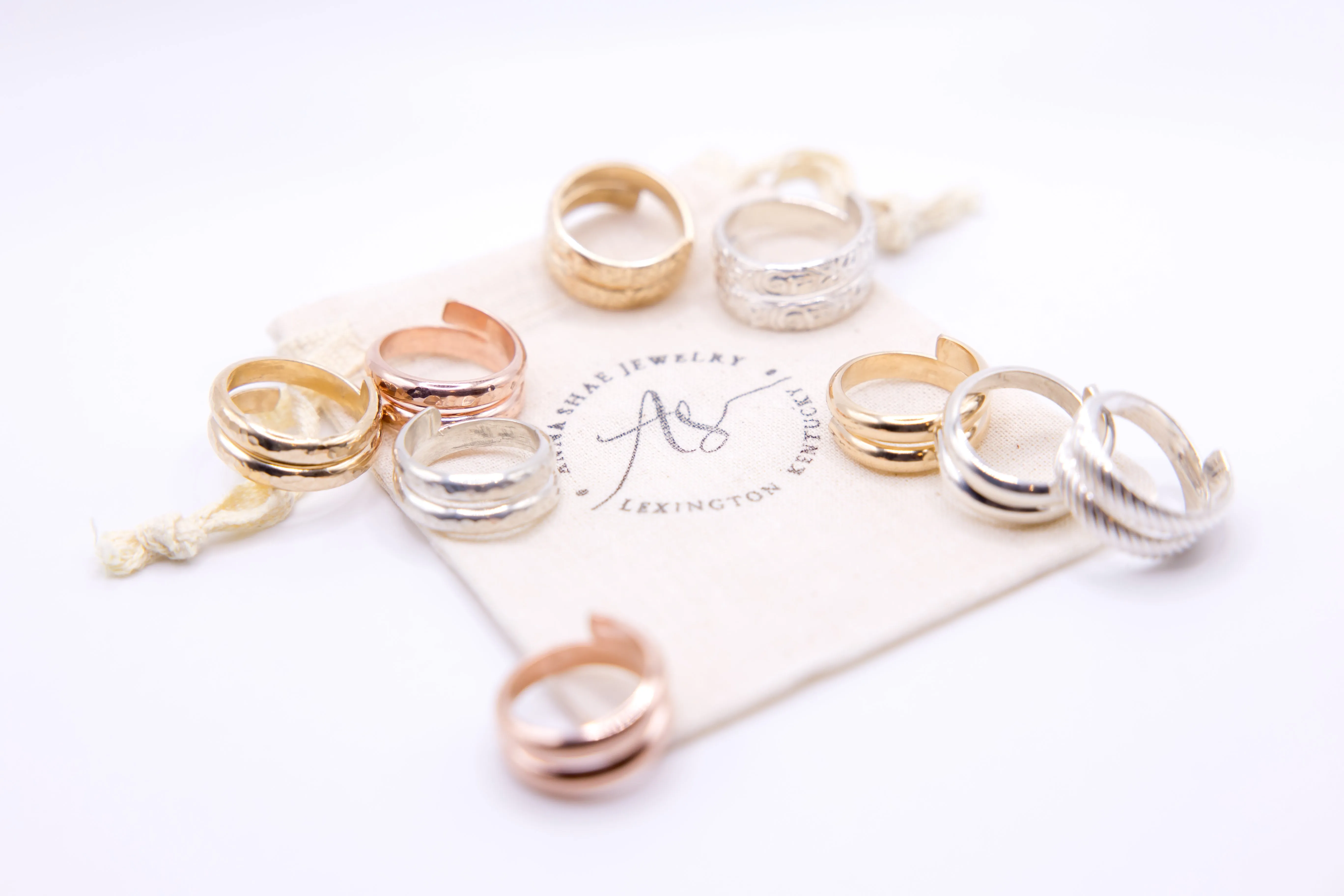 Wanderlust Hammered Rose Gold Ring