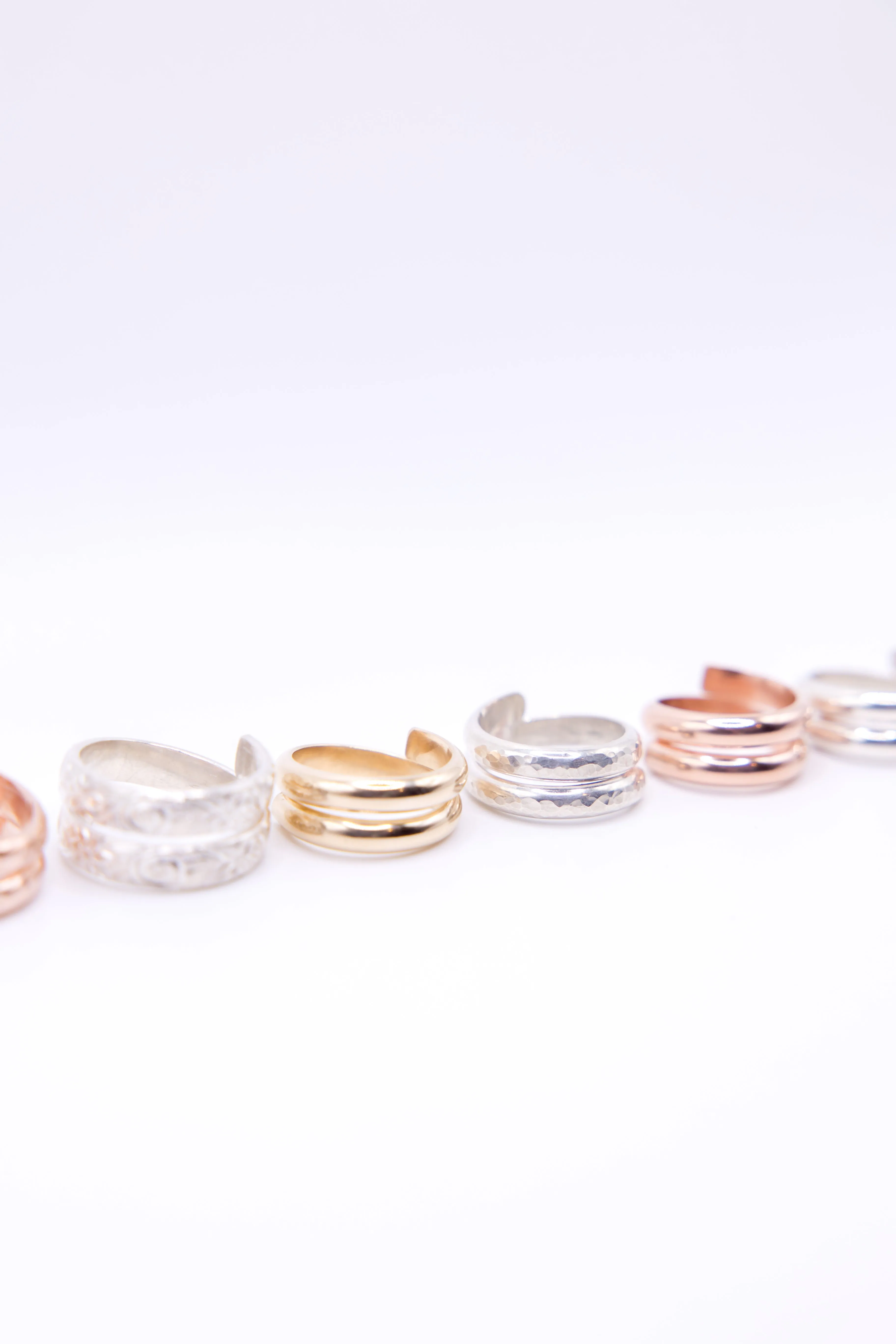 Wanderlust Hammered Rose Gold Ring