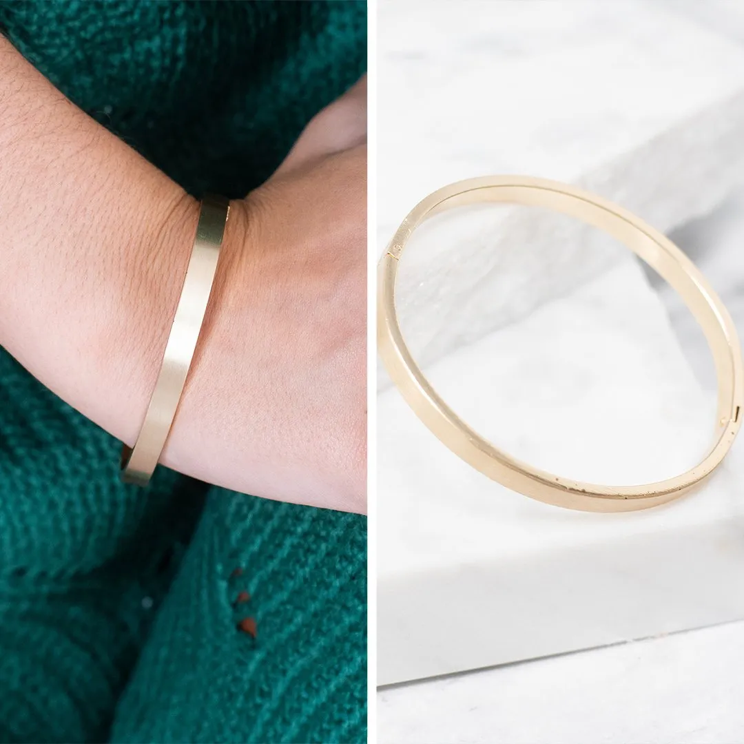 What You Like Gold Simple Band Bracelet