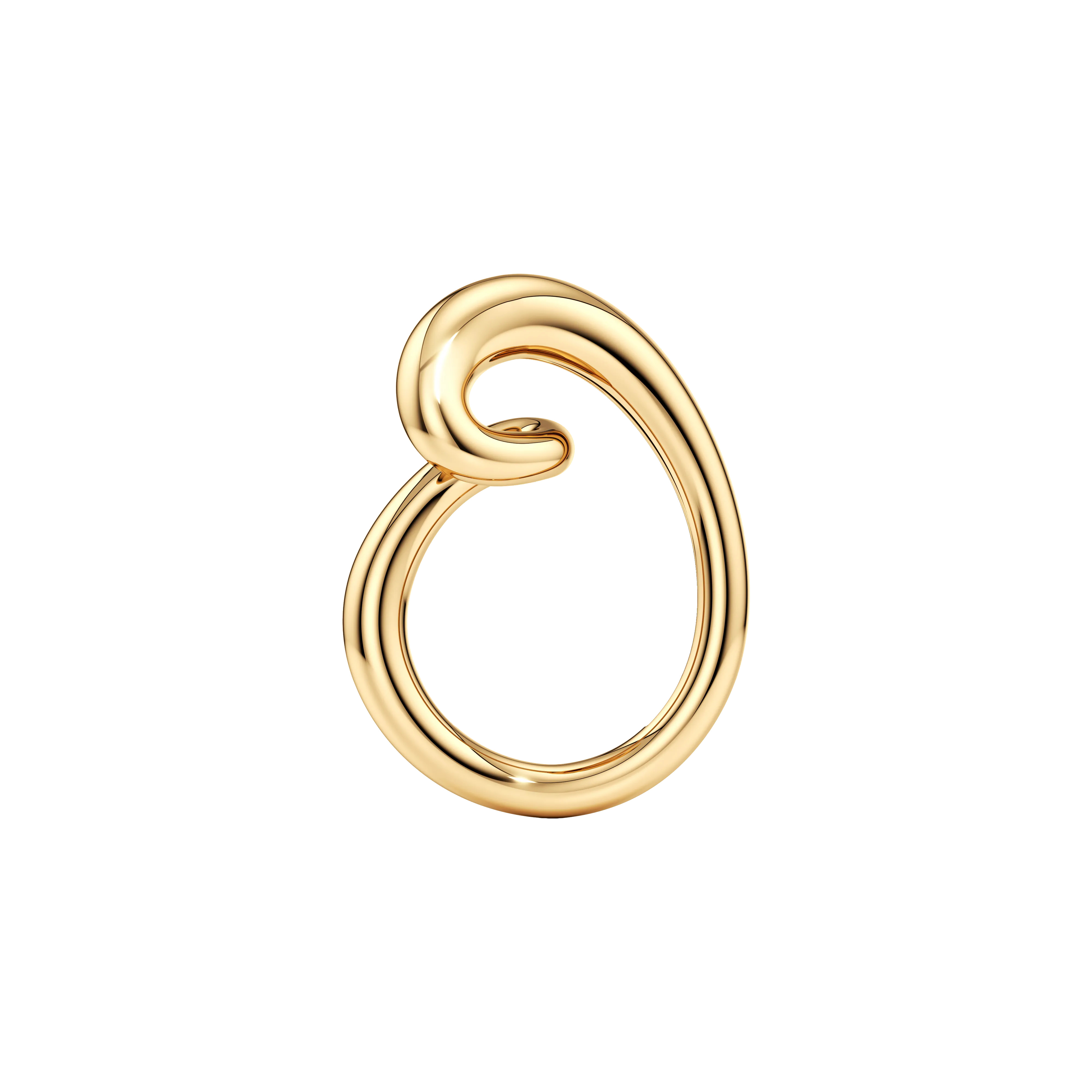 Whirlwind gold ring