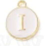 White Initial Letter Charms - Add On to Necklace