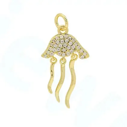 Zircon Jelly Fish Charm