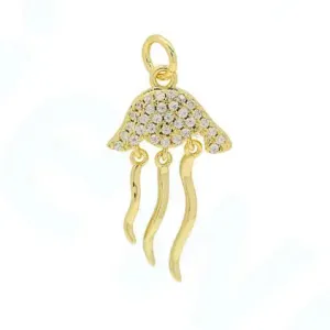 Zircon Jelly Fish Charm