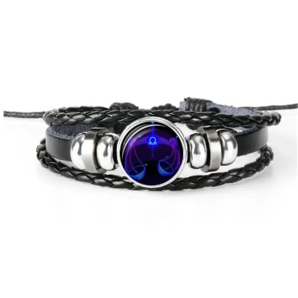 Zodiac Constellation Braided Design Bracelet