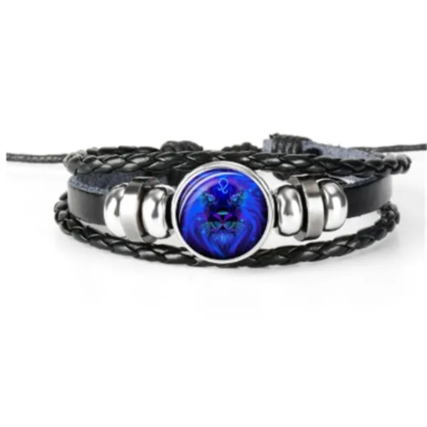 Zodiac Constellation Braided Design Bracelet
